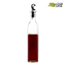 푸어러 사각 오일병 500ml 자동개폐 시럽병 들기름병 식용유 소스통, 푸어러 사각오일병500ml(자동), 1개