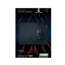 레이저 빅토리 번들 면도기 Viper 마우스 / 레이저 Gi간트us V2 미디움 Mat +게임pass