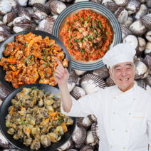 먹사부 국산 양념 간장 꼬막장 무침X 반찬 비빔장 비빔밥 용 소스 500g 1kg, 선택1. 간장꼬막장(1kg) 2개
