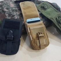 다츄몰 군인 스마트폰 전술파우치 밀리터리 핸드폰케이스주머니, 상품선택_카키, Khaki