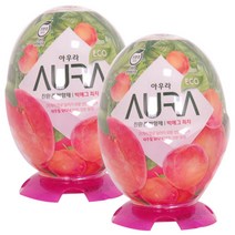 아우라 빅에그 친환경 방향제 피치 향 440ml, 2개