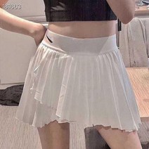 테니스원피스 스커트 복 예쁜 골프 운동복 여성 인스타 숏 플리츠 2단