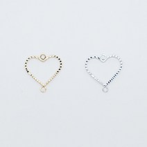 동대문153[DM-0037]동대문 도매 악세사리 재료 부자재 하트 펜던트