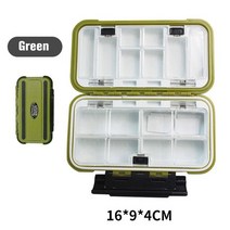 낚시 태클박스 가방 2023 대용량 기어 방수 도구 서브 후크 보관함, 6.M Green