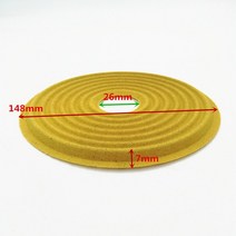 튜닝 오디오자동차 홈 시어터 수리 부품용 우퍼 웨이브 서브 스파이더 148mm 26 코어 높이 스프링 패드, 한개옵션0