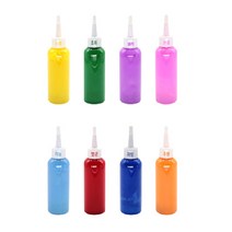 우드락물감 스치로폼물감 -100ml 12칼라 우드락물감 스티로폼물감 스치로폼물감 폼아트, (선택_검정_)