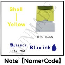 서명 스탬프 아기 이름 헝겊 책 감광성 DIY Scrapbooking 일기 카드 웨딩 장식, [21] Custom name