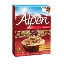 Alpen 알펜 올 내추럴 뮤즐리 시리얼 오리지널 14 oz 2팩, 1개