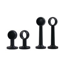 파이프브라켓.25파이.양구.흑색.100mm, 색상:단일색상|사이즈:기본