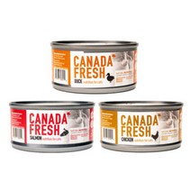 캐나다 프레쉬 고양이 주식캔 85g x 24개입, 치킨85g x 24개