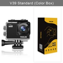 저무리 keelead v39 액션 카메라 4k 60fps 20mp 와이파이 웹캠 170d 2.03939 lcd eis 듀얼 마이크 방수 프로 헬멧 스포츠 캠 대 ek7000, 협력사, 기준, v39 상자