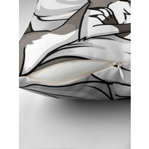 구스다운배개 오리털 호텔 방수 Loona 버디 베개 케이스 럭셔리, 01 30X30cm(12X12 in), 1개