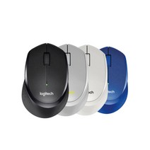 로지텍 M330 무소음 무선 블루투스 마우스 정품, 블루