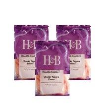홀랜드앤바랫 크런치 파파야 피스 250g Holland & Barrett Chunky Papaya Pieces, 3팩