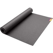 Hugger Mugger Tapas 오리지널 203.2cm(80인치) 엑스트라 롱 요가 매트 - 블랙 - 첫 번째 접착 요가 매트 긴 길이 미국 제조 내구성 및 안정성 경량, Black