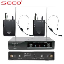 세코(SECO) DX-330RBH 2CH VHF 무선 벨트팩 헤드셋마이크 시스템 200Mhz 듀얼 충전기 별매! 바디팩 핸드 타입변경 가능 국산! 핀 헤드셋마이크 별매!, 벨트팩(헤드셋마이크), 벨트팩(핀마이크)