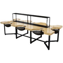 세공책상 공방 작업대 주얼리 테이블 6인용 주문제작, 세공책상 맞춤제작