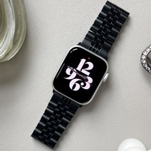 루브몰 샤오미 어메이즈핏 GTS4 mini GTS2 mini 쥬빌레 메탈 스트랩 밴드 시계줄 + 보호필름1장증정, 02_블랙