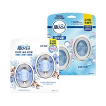 페브리즈 비치형 실내용 방향제 코튼 앤 블루자스민 7ml x 2p + 화장실용 상쾌한 비누향 6ml x 2p 세트, 2세트