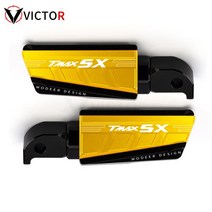 바이크 오토바이 부품 CNC 알루미늄 후면 승객 발 페그 발판 YAMAHA TMAX 530 SX T-MAX TMAX-530 DX 년, [08] TMAXDX-Gold