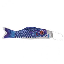 shangren 3x55-150cm 다양한 일본 Windsock 잉어 깃발 Koi Nobori Sailfish 70cm Blue