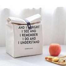 깔끔한 디자인의 캔버스재질 보냉기능 수납가방, 마트쿠팡 1.언더스탠