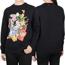 골든구스 21FW 플라워 프린팅 맨투맨 GWP01009 P000450 90197