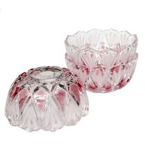 발터글라스 핑크 소 3p 아이스크림 스텐믹싱볼 유리믹싱볼 팥빙수 화채볼 그릇 유리볼 볼 샐러드 1204EA, 본상품선택, 본상품선택