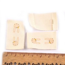 라벨제작 면 의류 스티커 직조 프린터 옷 용지 혼합 동물 프린트 코튼 우븐 라벨 DIY 바느질 액세서리 패브릭 신발 가방 태그 50 개 c2244, 2.1