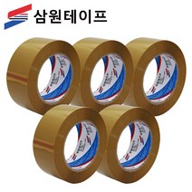 삼원테이프 OPP 박스테이프 중포장 황색 100M 5개