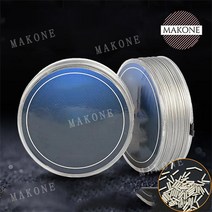 Makone 상표등록 스틸 와이어 100미터 낚싯줄 바다낚시 스텐레스 견사 낚싯줄, 선 지름 0.3mm 100m + 3번