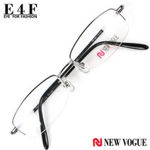 사각 국산 반무테 금속테 메탈 패션 안경 남자 여자 뉴 보그 스타일 안경테