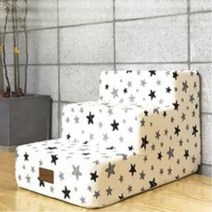 강아지 쇼파 침대 관절보호 3단 계단 화이트 안전용품 애완견용품 애견까페