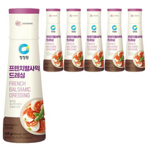 청정원 프렌치 발사믹 드레싱 소스, 325g, 42개