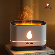 스위스밀리터리 무드등 불멍 가습기 SMA-FM200