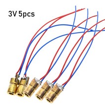 1/3/5/10pcs 소형 레이저 다이오드 650nm 6mm 3/5V 5 백만 와트 조정 가능한 레이저 점 다이오드 단위 빨간 구리 머리 레이저, 하나, 5pcs 3V, 기아
