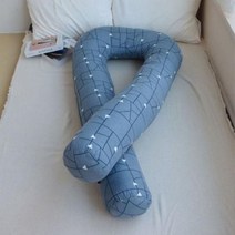 베개 필로우 목쿠션 배개 숙면 U자 마이크로 바디 긴 롱, 단품