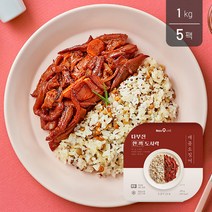 바디나인 다부진 한끼 도시락 매콤오징어 200g 5팩, 매콤 오징어 5팩