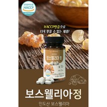 관절 연골 건강 보스웰리아 정 추출물 분말 가루 영양 보충 효능 부모님 HACCP 백세, 90정 2통
