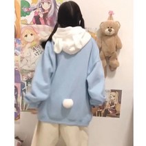 유니크한여성후드티 뽀글이여성후드티 토끼여성후드티 여자토끼귀후드티 귀여운여성후드티 여자램스울후드티 여자유니크한후드티 기모여성후드티 후드티 토끼후드티 루즈핏여성후드티