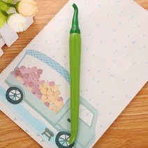 초록 고추 중성볼펜 (0.5mm)/문구류 20개 세트, 상세페이지 참조