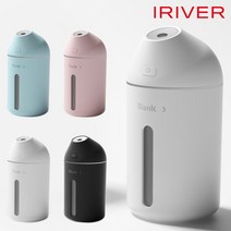 아이리버 스팀맨 미니 가습기 무드등 가능 무소음 사무실 탁상용 휴대용 차량용 320ml MH-30C, 러블리핑크(+필터2개)