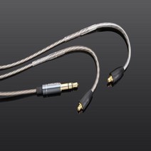 실버 도금 오디오 케이블 Shure SE846 SE535 SE425 AONIC 3 4 5 Logitech UE900s 이어폰