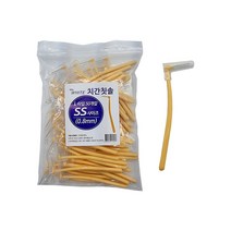더 화이트 치간칫솔 L형 50p, 더 화이트 치간칫솔 L형 SS(0.8mm) 50p, 1개