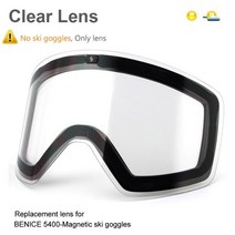 스키 보드 고글 바이크 성인용 스노우보드 자석 이중 편광 렌즈 남녀 공용 UV400 스노우, 30.Clear lens