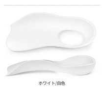 족저근막염 신발 깔창 발이편한 패드 납작 발등교정 인솔 풋살 평발 다리형 발뒤꿈치, 화이트L사이즈[40-46]개