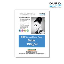 두릭스 반광택 사틴 190g [5x7 100매] DURIX Photo Paper Satin 포토용지