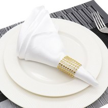천 린넨 디자인 호텔 재사용 리유저블 냅킨 20 인치 x 스퀘어 새틴 50x50cm 손수건 결혼식 케이터링 및 레스토랑 용, [21] White