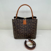 [몽크로스 핸드백}@여성 버킷토트백&크로스백@고급명품자가드+특수피혁#수납하기 편한 가방#80%대박세일#WT99196 브라운-(안양점)