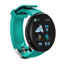 가전제품 전자기기 D18 스마트 워치 심장 박동 혈압 피트니스 추적기 남성 여성 팔찌 방수 스포츠 Smartwatch 안드로이드 IOS, [03] green